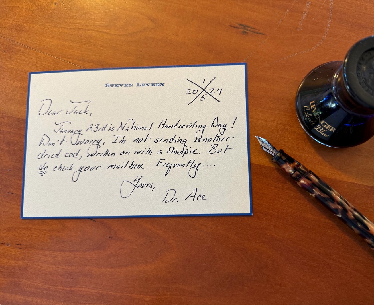 National Handwriting Day