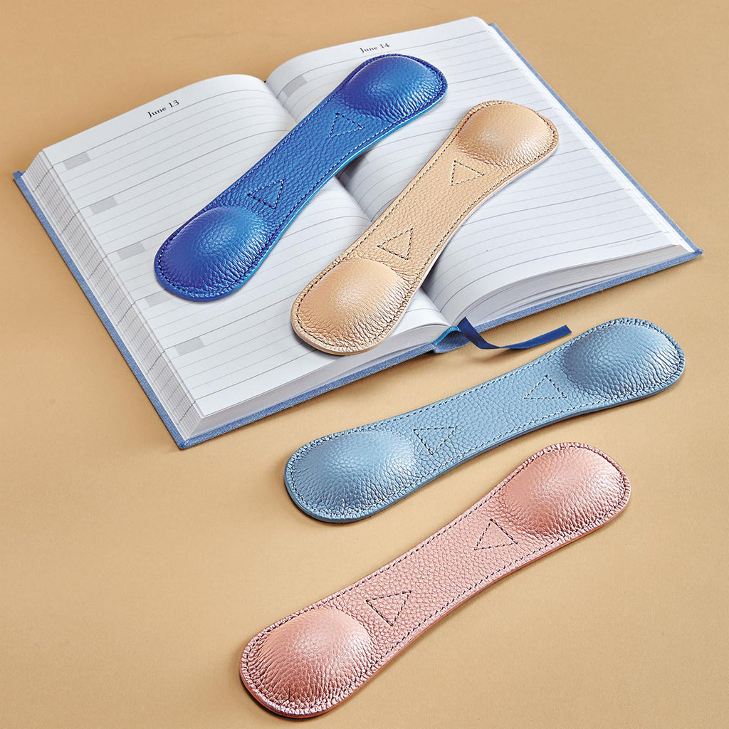 Levenger Exclusive Leather Book Weight Page Holder