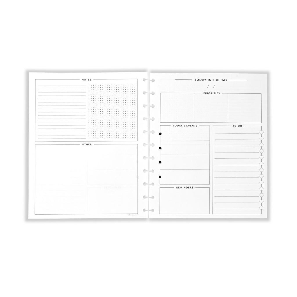 Levenger Circa Today's the Day Refill Daily Planner Refill