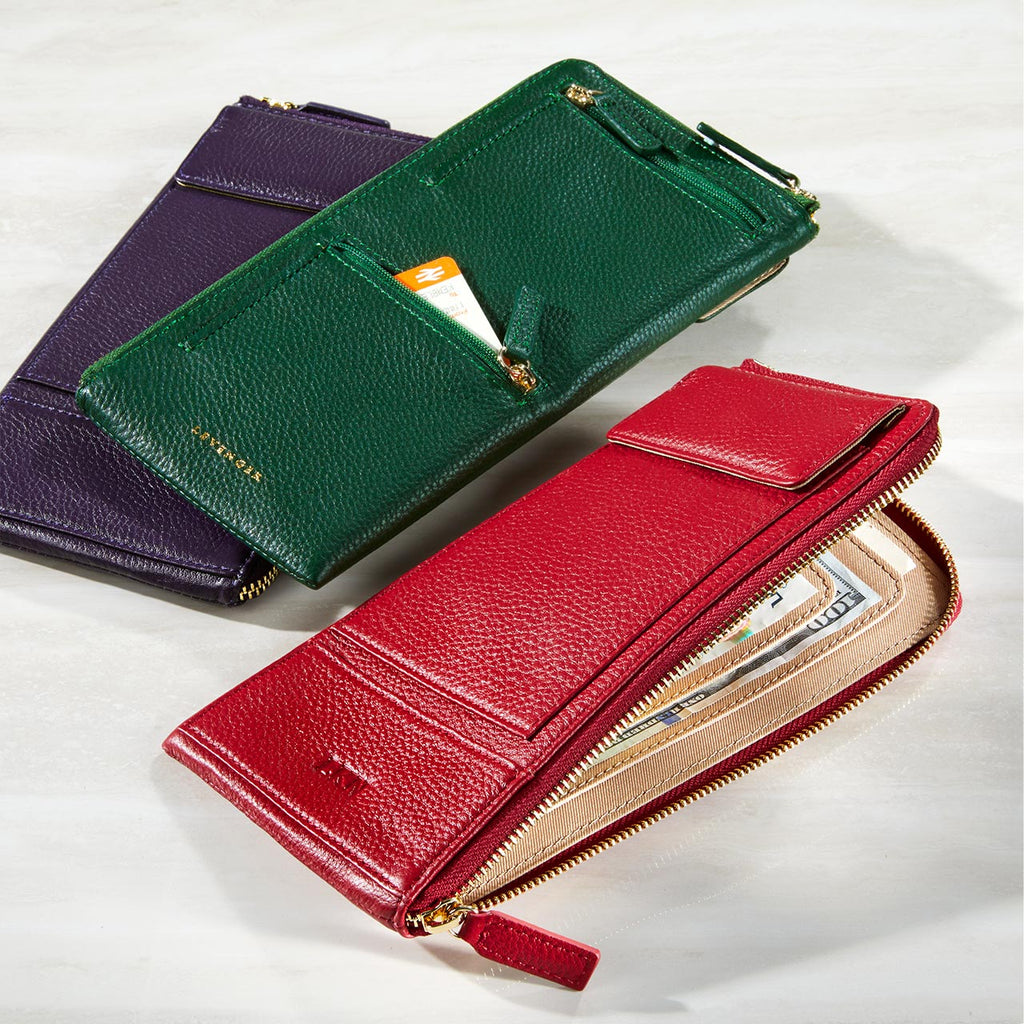 Levenger Getaway FirstClass Traveler Wallet Leather Travel Wallet