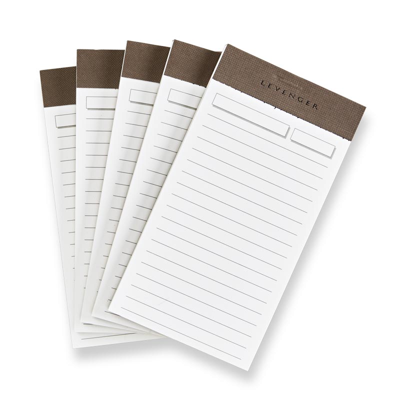 Levenger Freeleaf 3 x 5 Notepads (set of 5)
