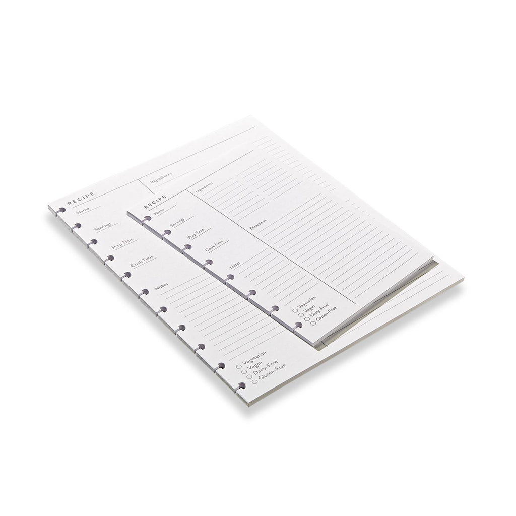 Levenger Circa® Recipe Refill Cookbook Refill