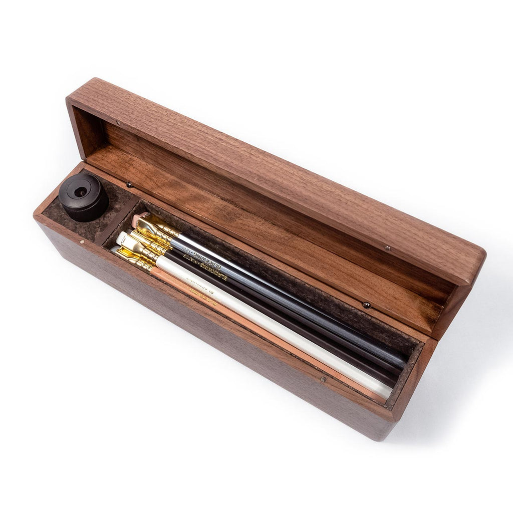 特製筆箱 Blackwing Walnut Pencil Box Gift Set