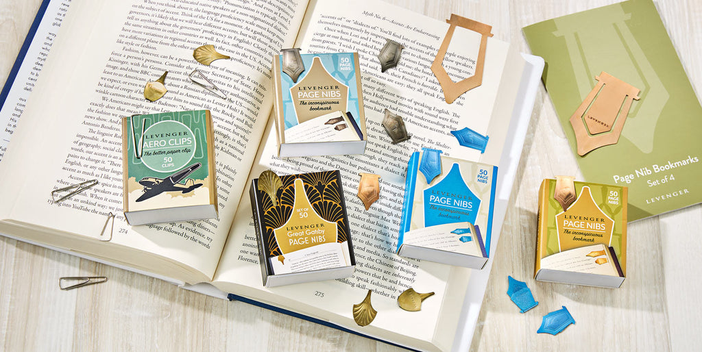 Page Nibs Bookmarks | Only from Levenger