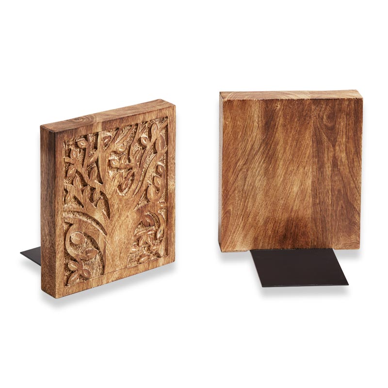 Tree of Knowledge Bookends - Brown - Final Clearance