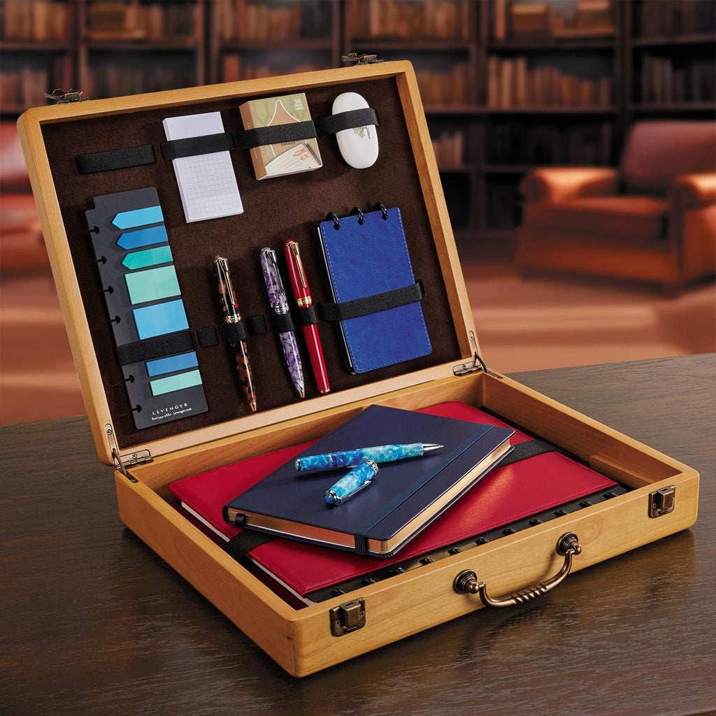 Levenger Writer's Traveling Tool Box Convertible Lap Desk
