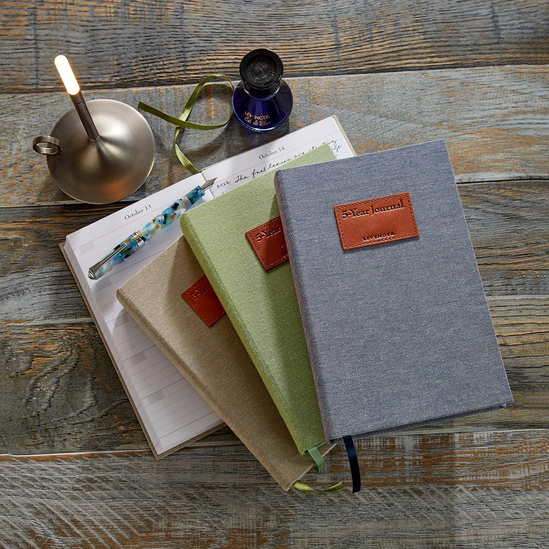 The Levenger 5Year Journal FiveYear Diary Memory Journal