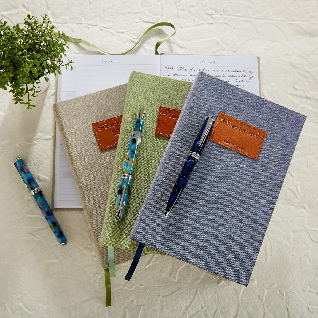 The Levenger 5Year Journal FiveYear Diary Memory Journal