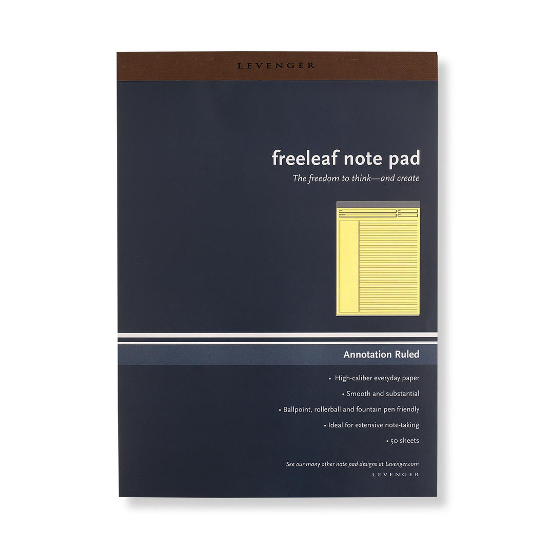 Annotation Ruled Notepads Freeleaf Yellow Annotation Ruled Pads | Legal Pad | Ships Free