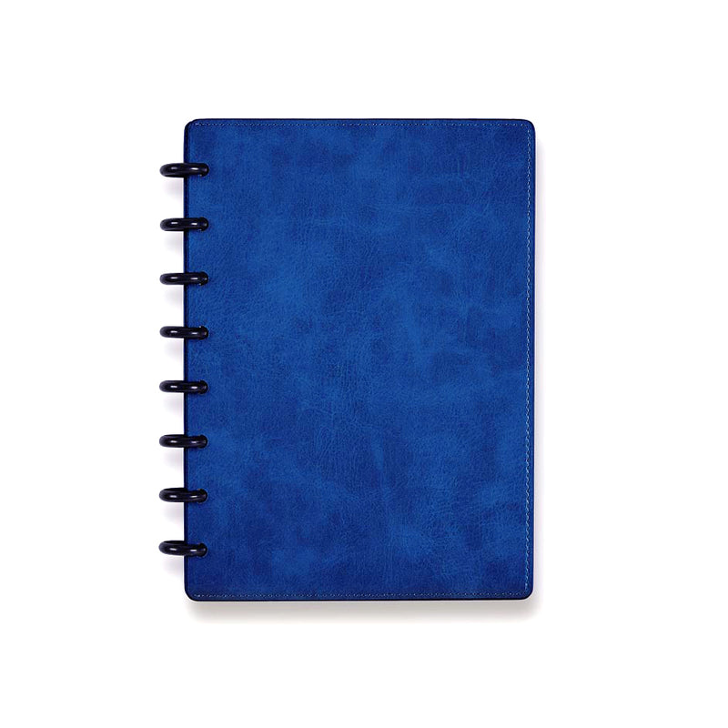 Circa Smooth Sliver Discbound Notebook with Pockets
