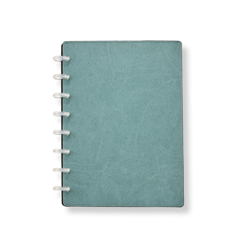 Circa Smooth Sliver Discbound Notebook with Pockets