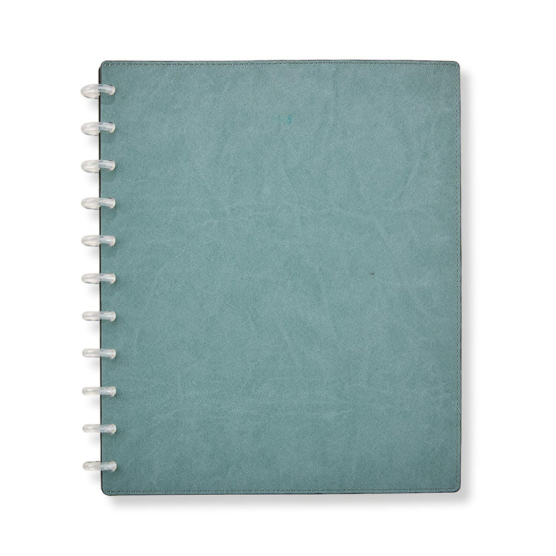 Circa Smooth Sliver Discbound Notebook with Pockets
