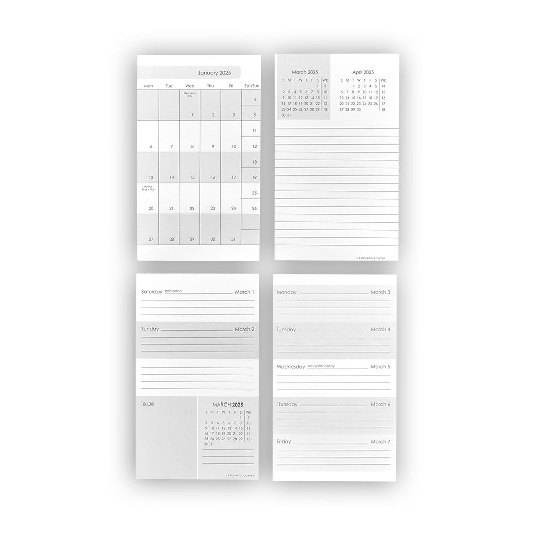 Weekly and Monthly 3 x 5 Calendar Cards for 2025 weekly-and-monthly-3-x-5-calendar-cards-for-2025