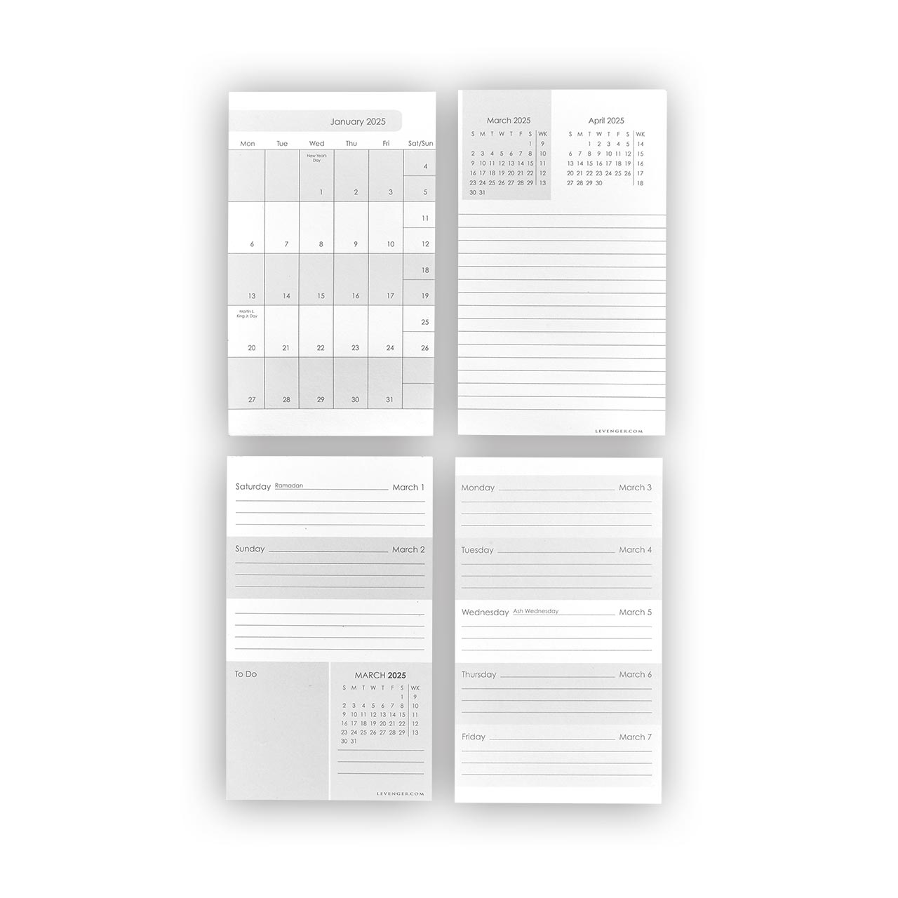 3x5 Binder Calendar Printable
