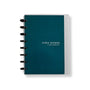 Teal Circa Sunday Start 2-Year Monthly agenda notebook with metal rings