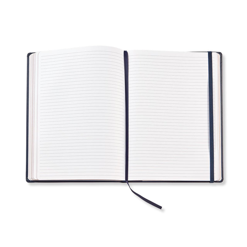 The Luxe Leather Notebook, available only at Levenger