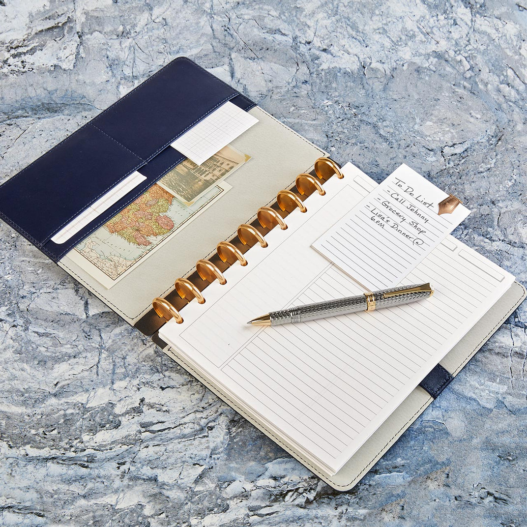 Circa Luxe Leather Notebook | Discbound Notebook | Disc Bound Notebook