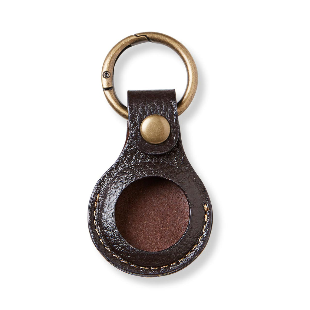 Bomber Jacket Leather Smart Tag Key Fob