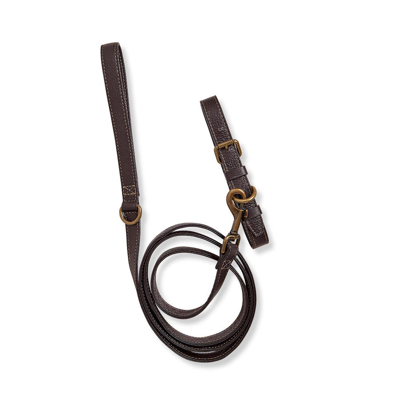 Dog Tales Bomber Jacket Leather Dog Leash