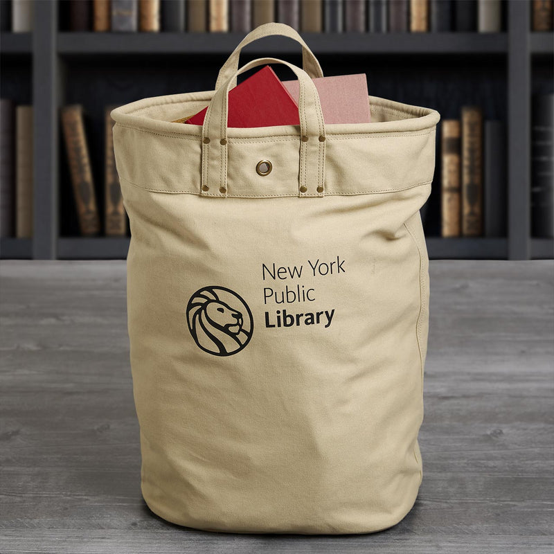 Yellow Library Bag New York Public Library Delivery Tote Bag