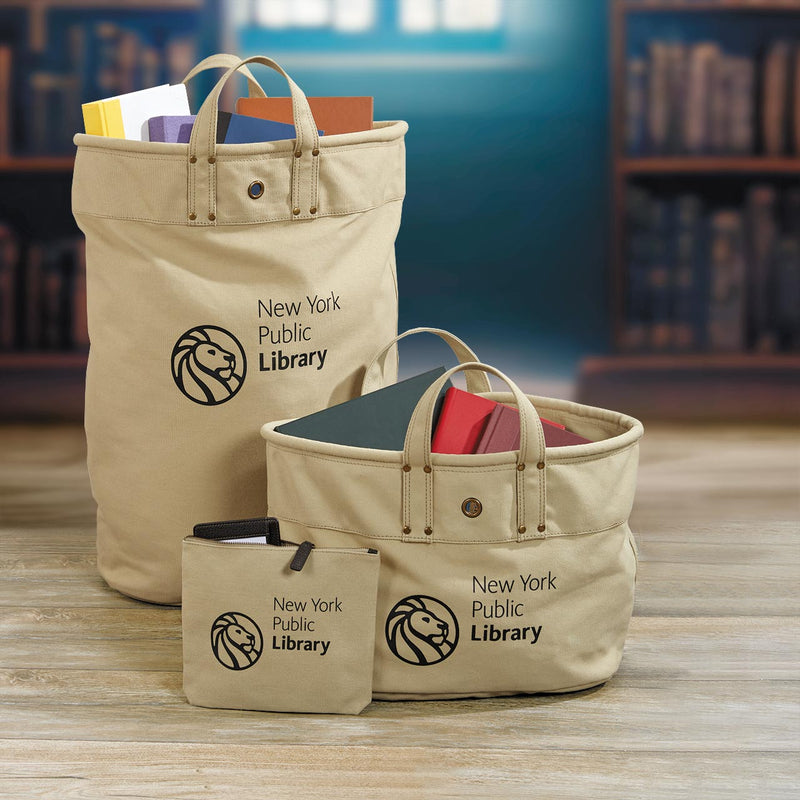Levenger | New York Public Library Half Pint Delivery Tote Bag