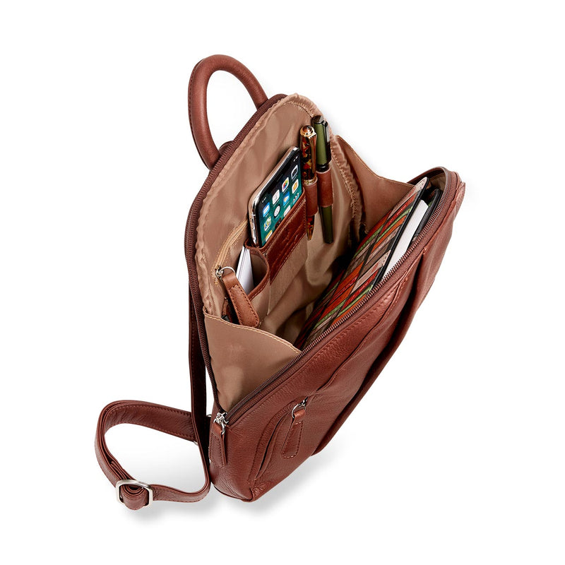 casey bracket leather backpack Osgoode Marley Teardrop Multi-Zip Black Backpack