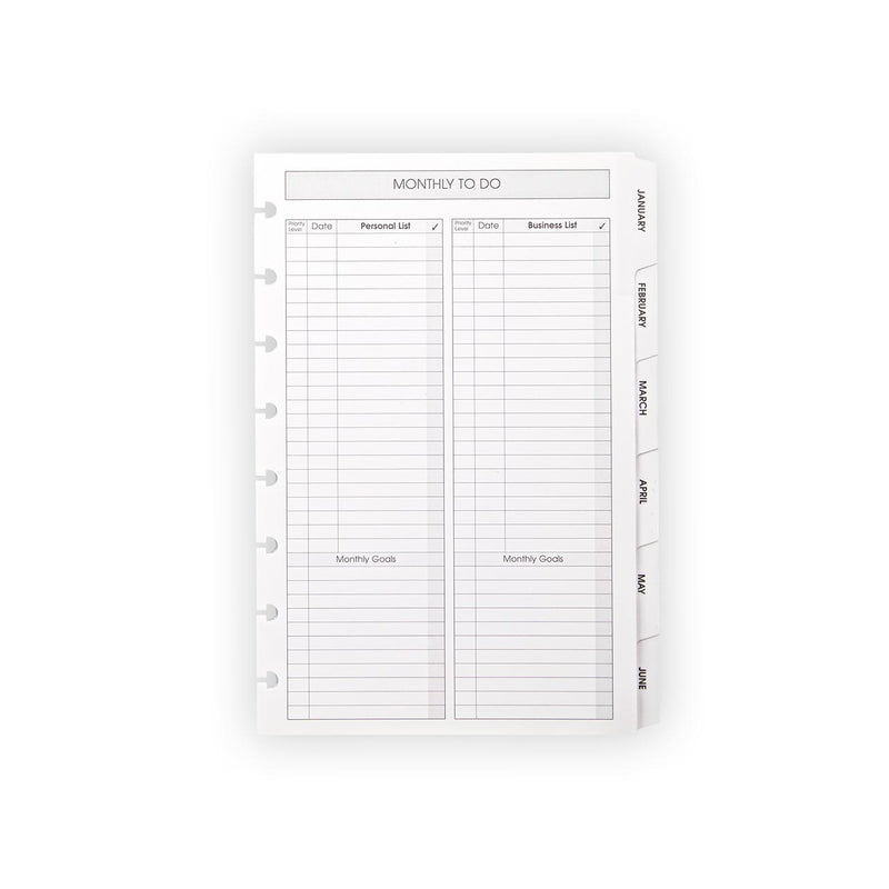 2026 Circa Monthly Tabs and Pullout Calendar