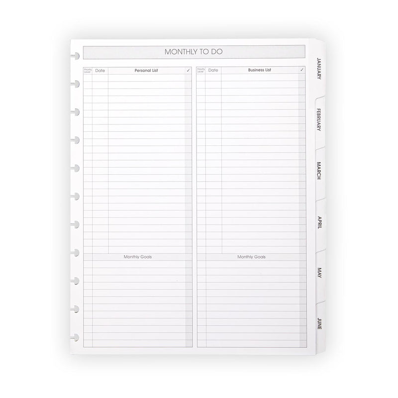 2026 Circa Monthly Tabs and Pullout Calendar