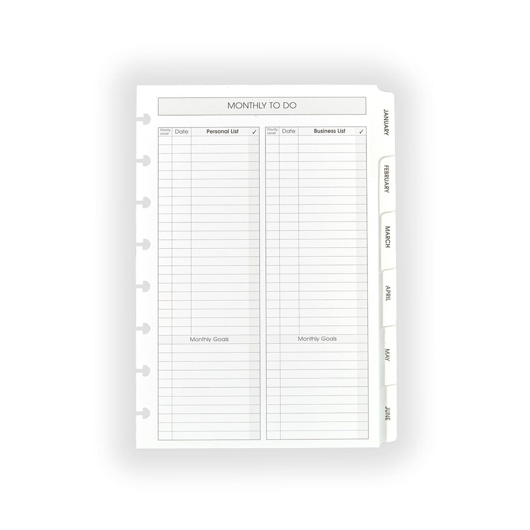 File Tab Monthly 2027 Circa Monthly Tabs and Pullout Calendar