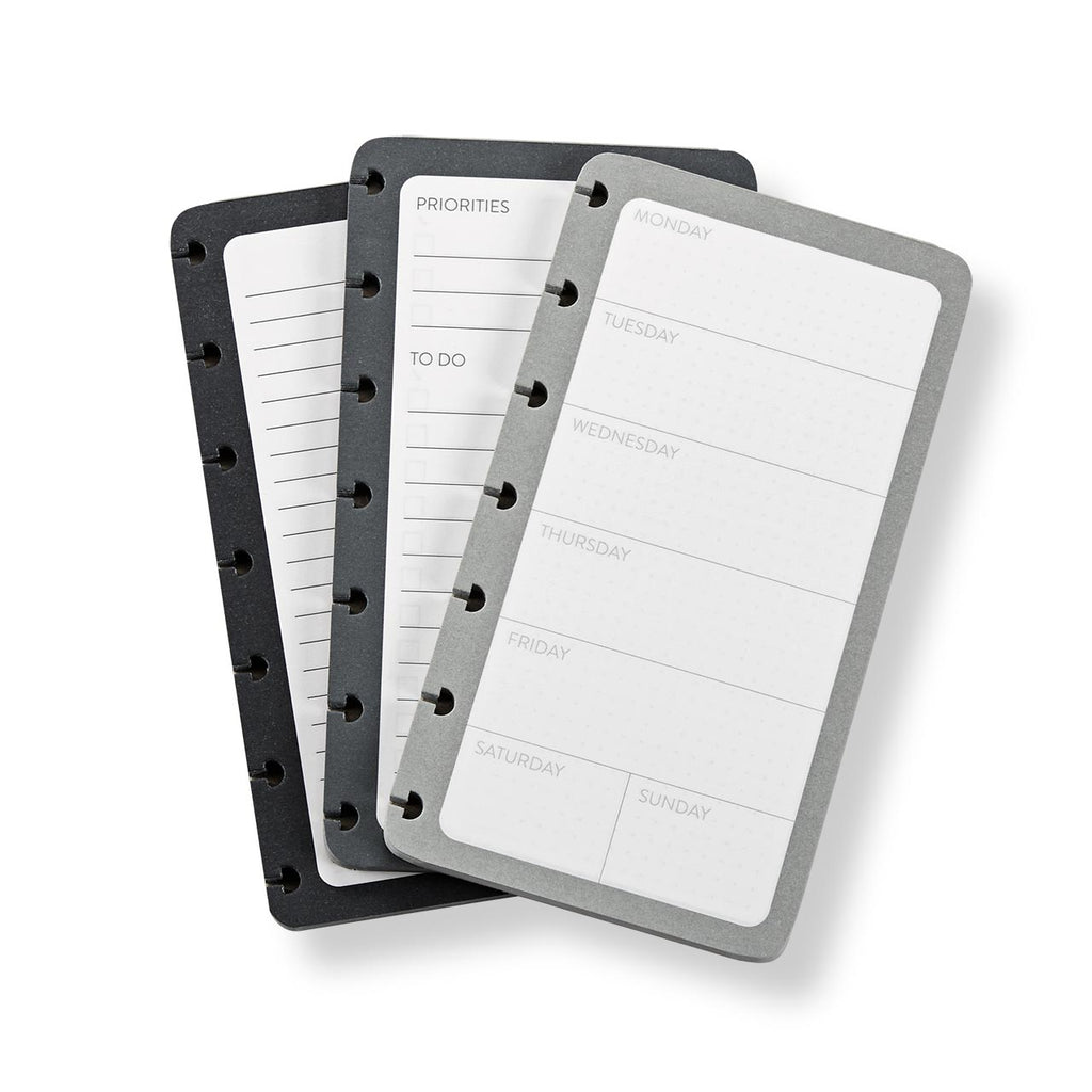 Levenger | Circa Discbound Think-List-Plan Pad Trio