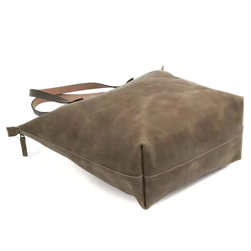 Mission Mercantile Leather Goods - Eden Oversized Leather Zip Tote Bag