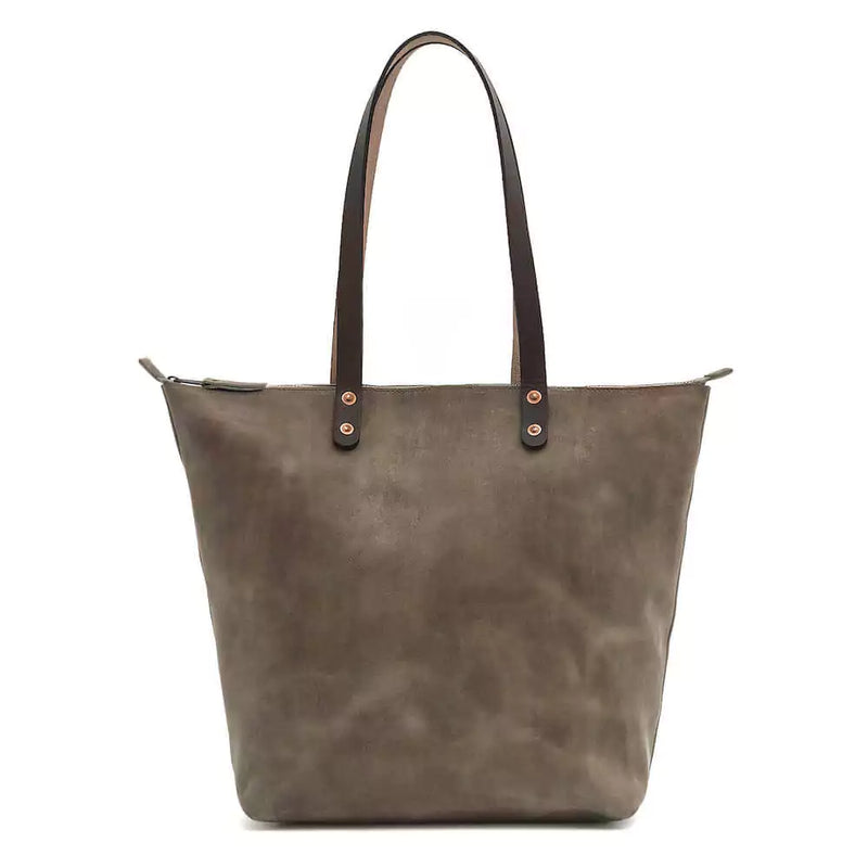 Mission Mercantile Leather Goods - Eden Oversized Leather Zip Tote Bag