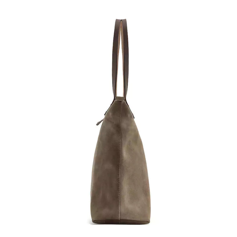 Mission Mercantile Leather Goods - Eden Oversized Leather Zip Tote Bag