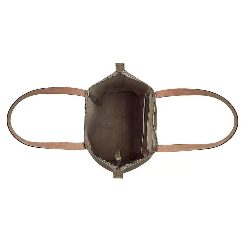 Mission Mercantile Leather Goods - Eden Oversized Leather Zip Tote Bag