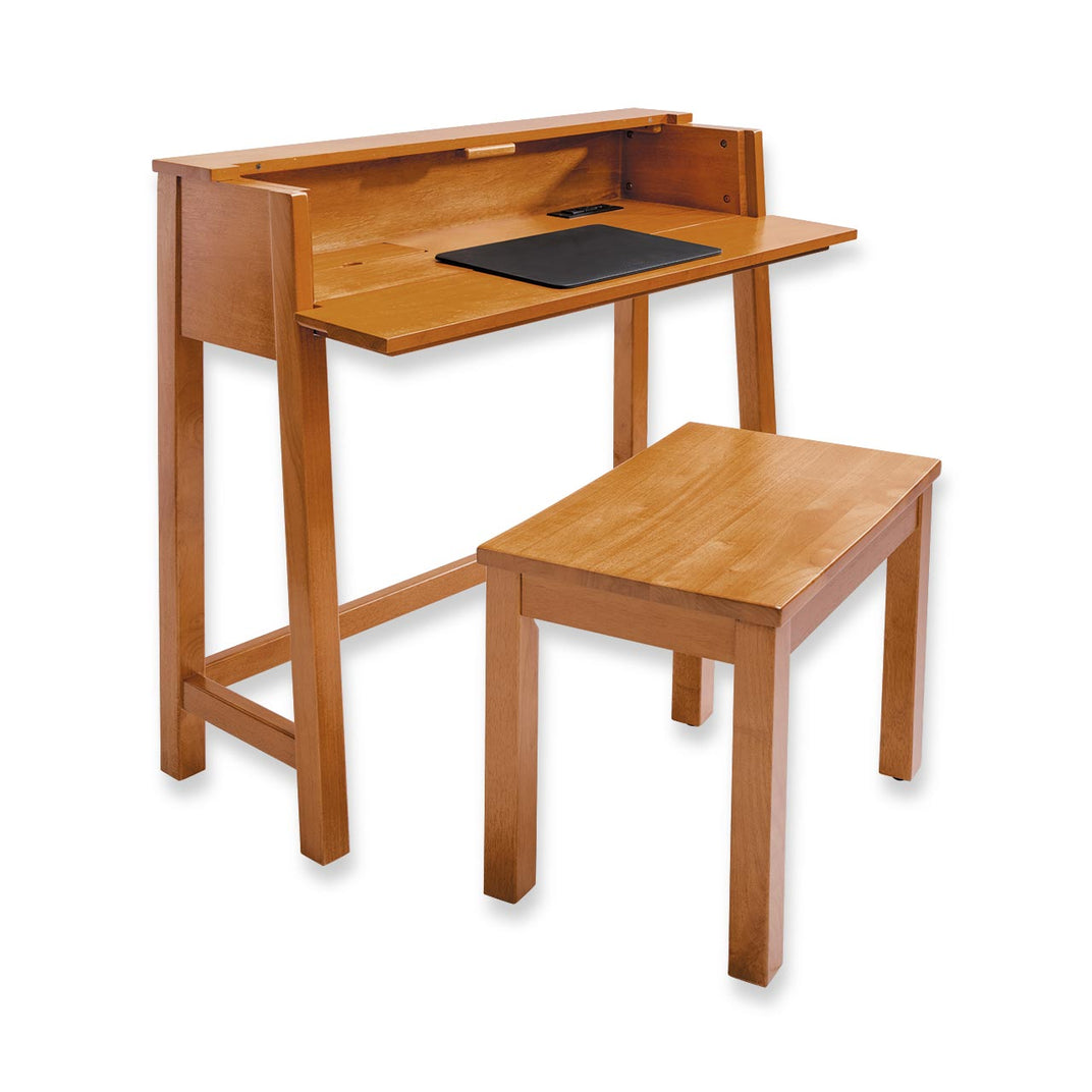 Levenger | No-Room Convertible Desk and Stool