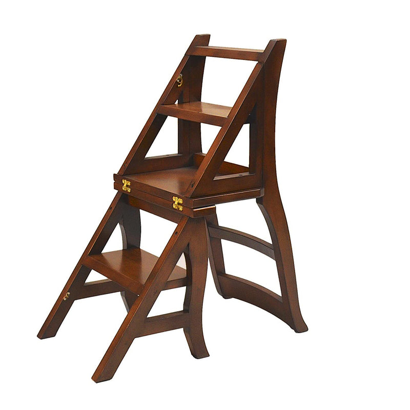 Chair Ladder Design Levenger Convertible Library Ladder Chair