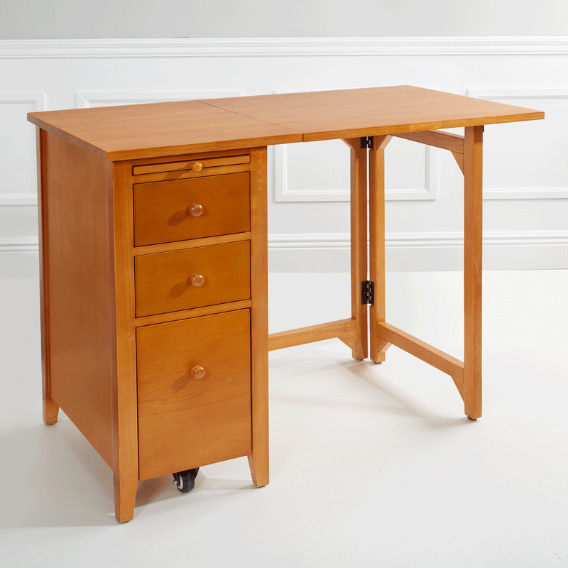 Levenger NoRoom Instant Office Folding Table & Desk