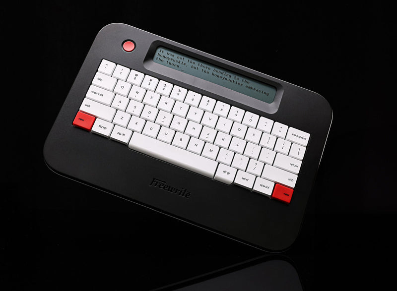 Freewrite Alpha Typewriter in Raven Black With Backlight