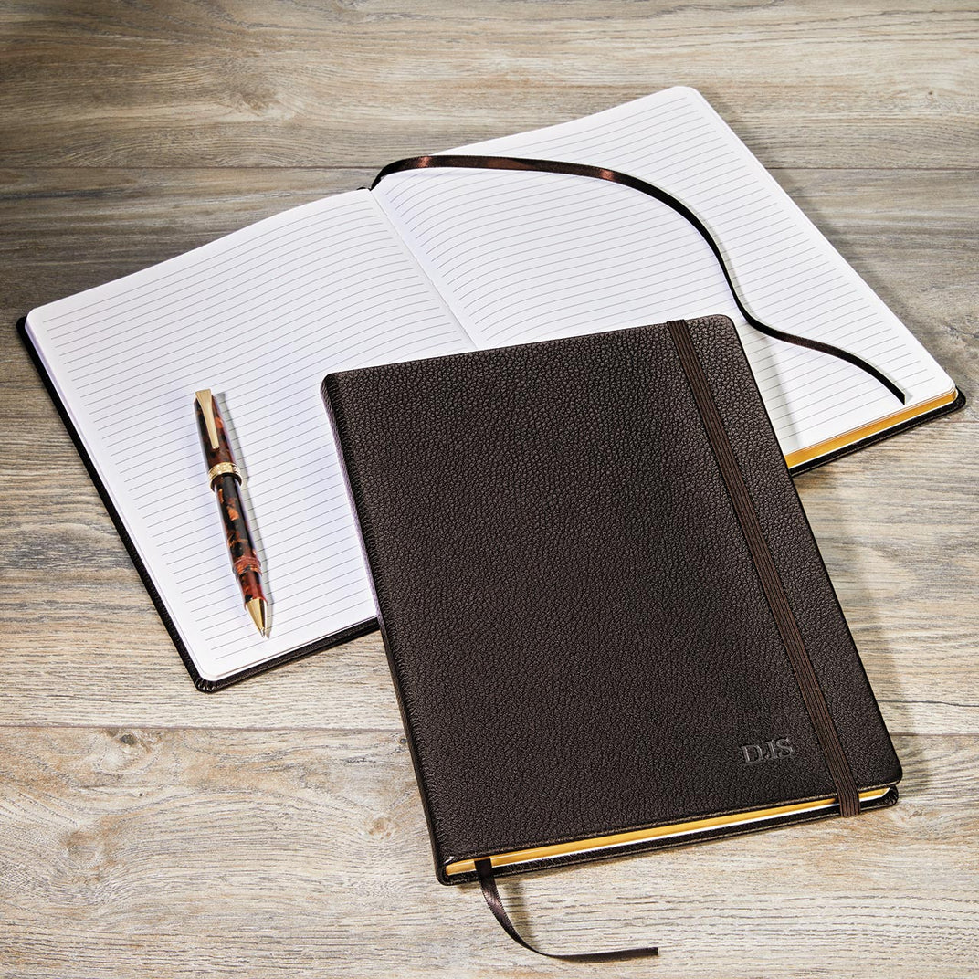 Regency Luxury Ruled Notebook | Leather Notebook