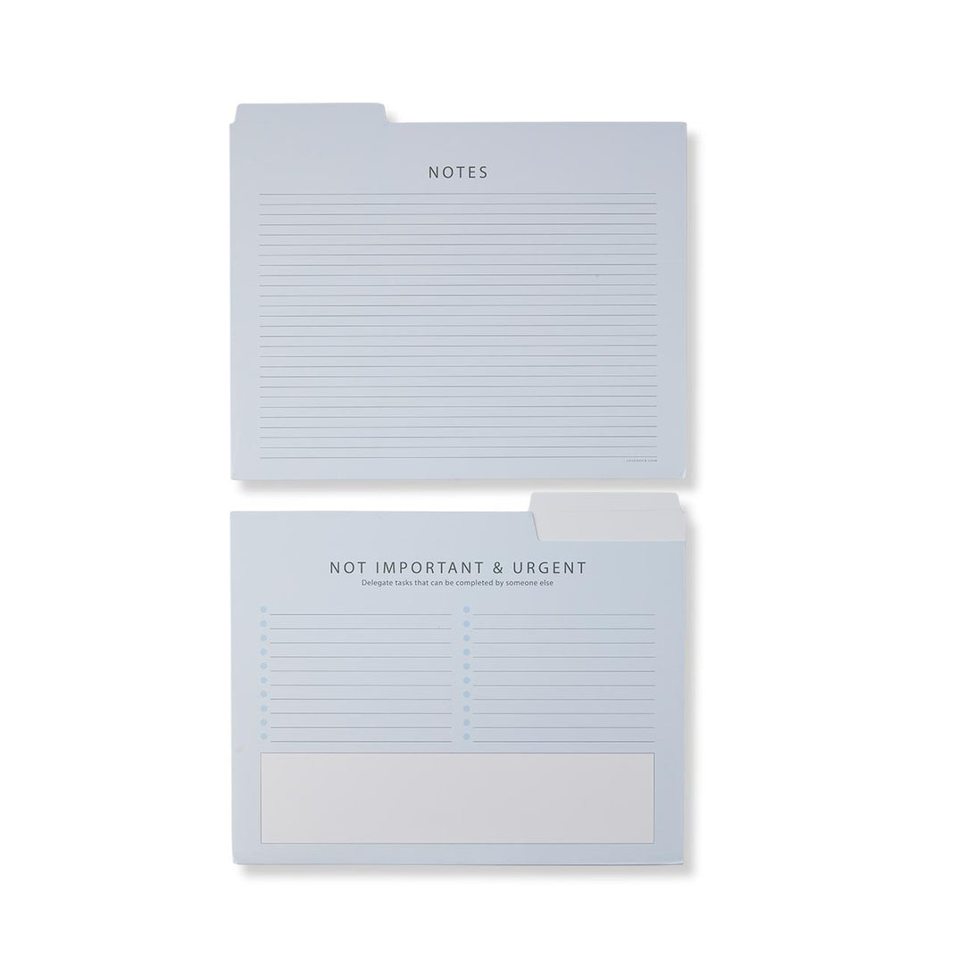 Eisenhower Priorities Matrix File Folders (set of 6)