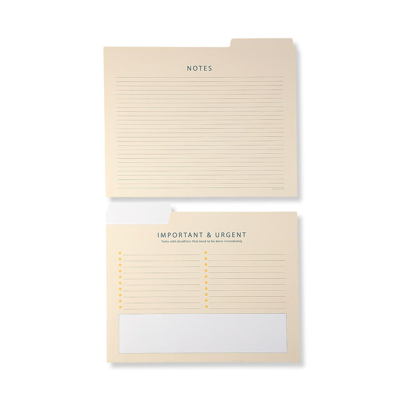 Eisenhower Priorities Matrix File Folders (set of 6)
