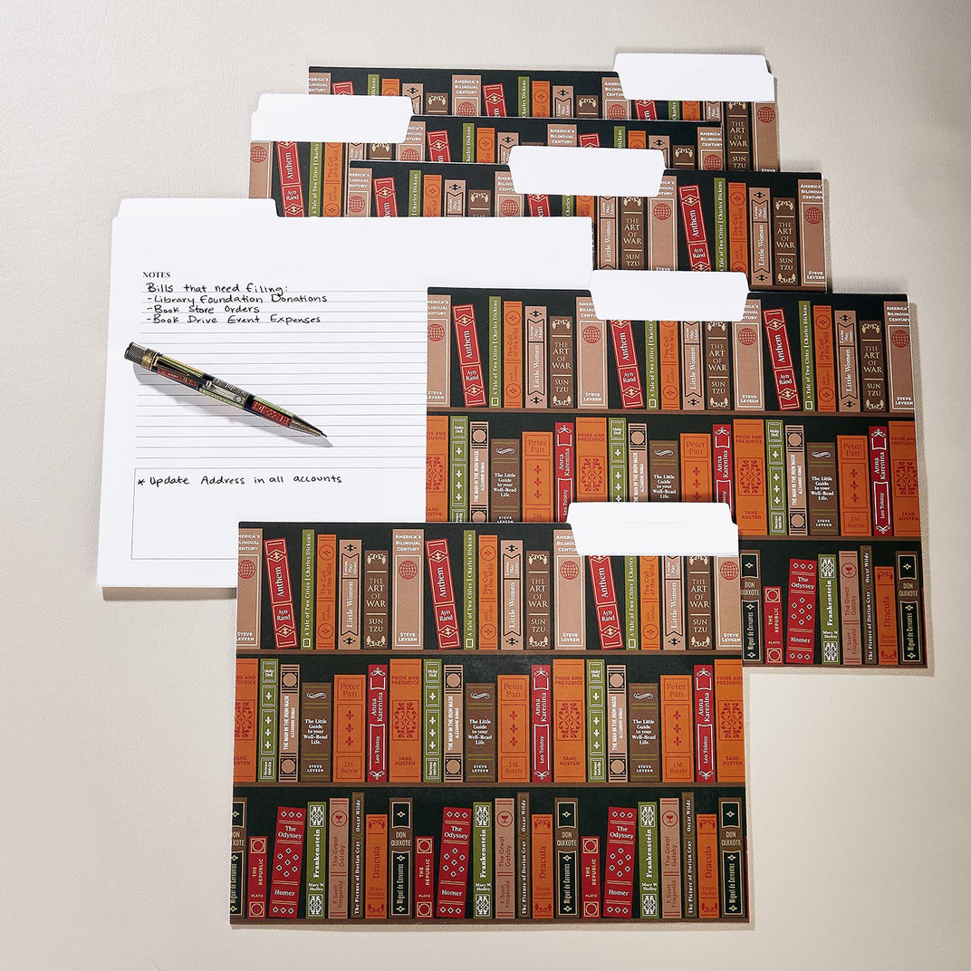 Levenger Library File Folders (set of 6)