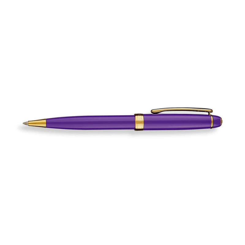 Purple Marilyn Monroe Showgirl Pen with gold trim and clip