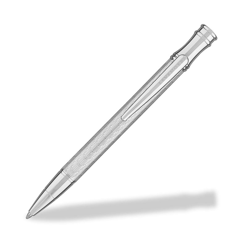 Chevron Pen - Chrome, Ballpoint - Final Clearance