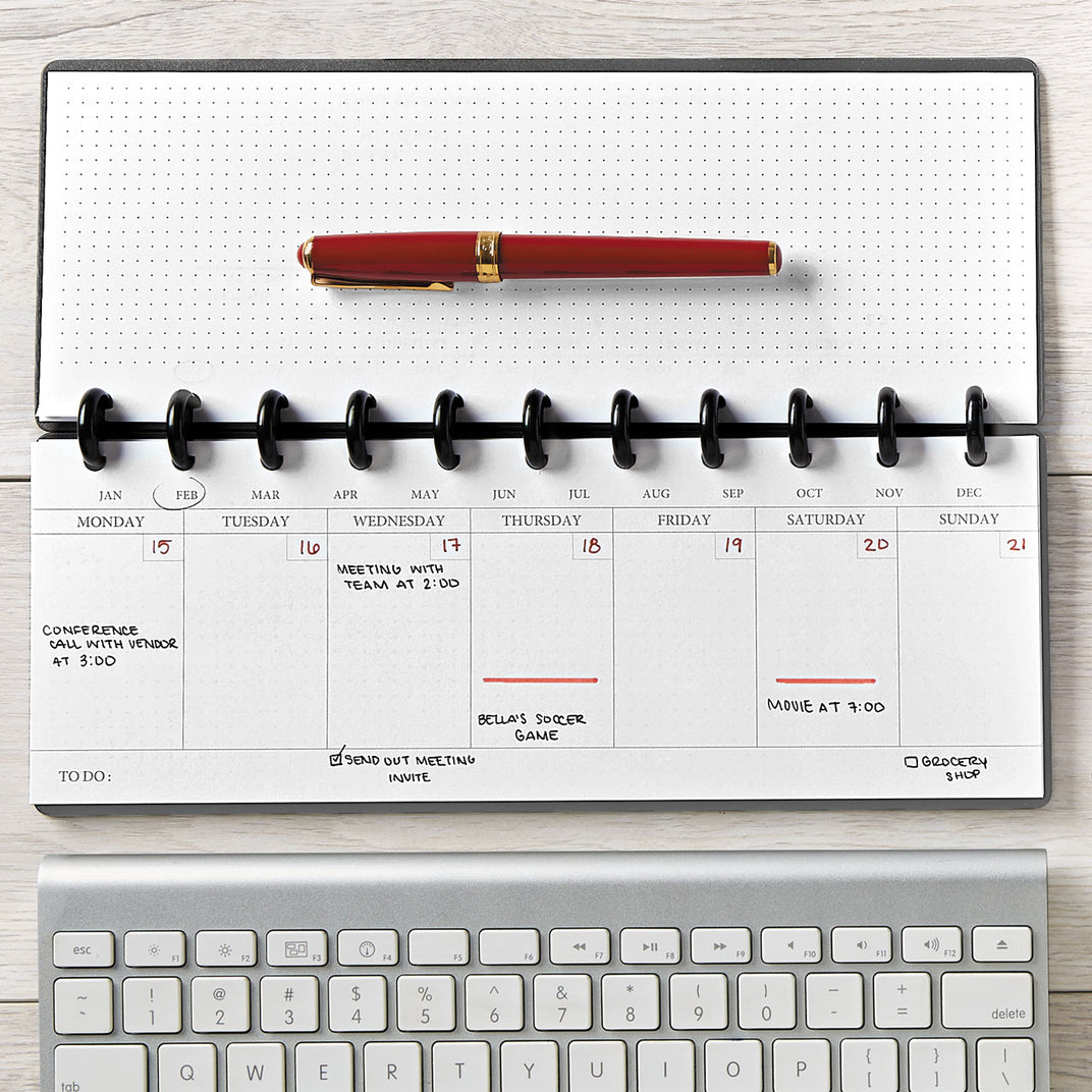 Circa Keyboard Start Anytime Weekly Planner Refill