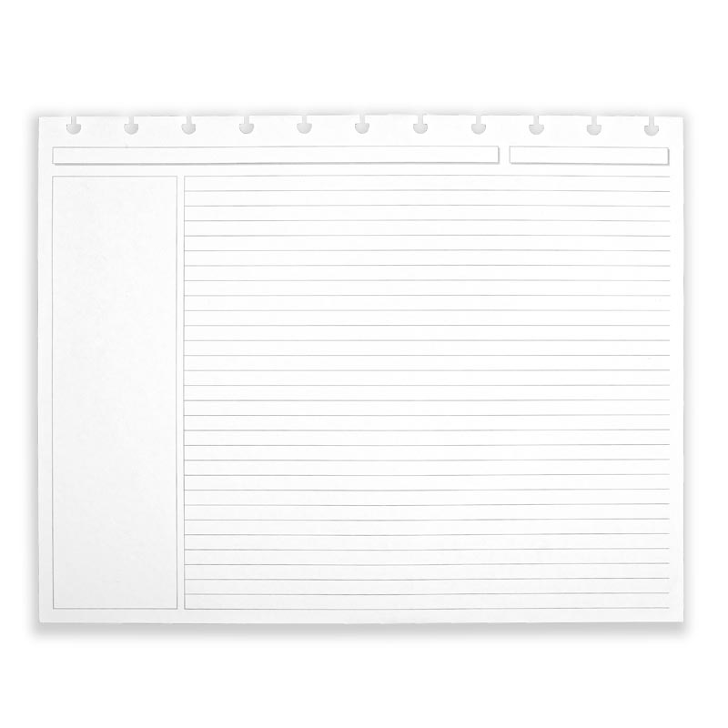 Circa Landscape Annotation Ruled Refill 300 Sheets