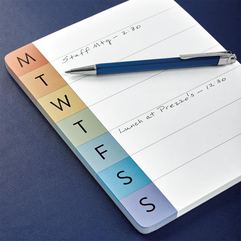 Vibrant Weekly Desk Pad