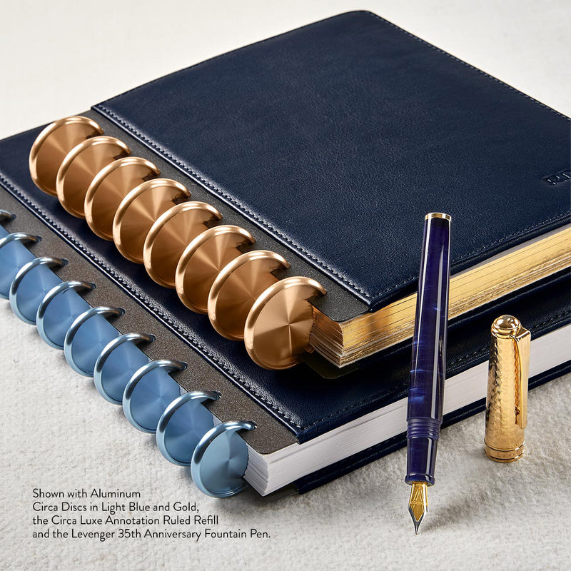 Circa Luxe Leather Notebook | Discbound Notebook | Disc Bound Notebook