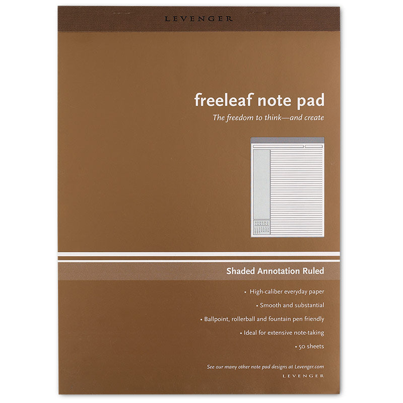 Freeleaf Shaded Annotation Ruled Pads | Ships Free