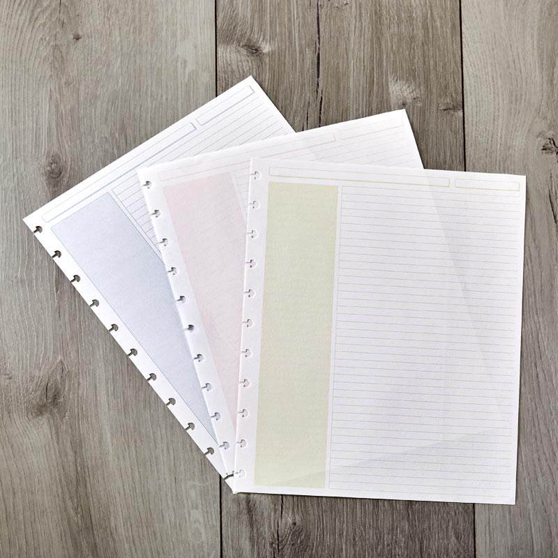 Annotation Ruled Notepads Circa Shaded Annotation Ruled Discbound Refill (100 sheets)